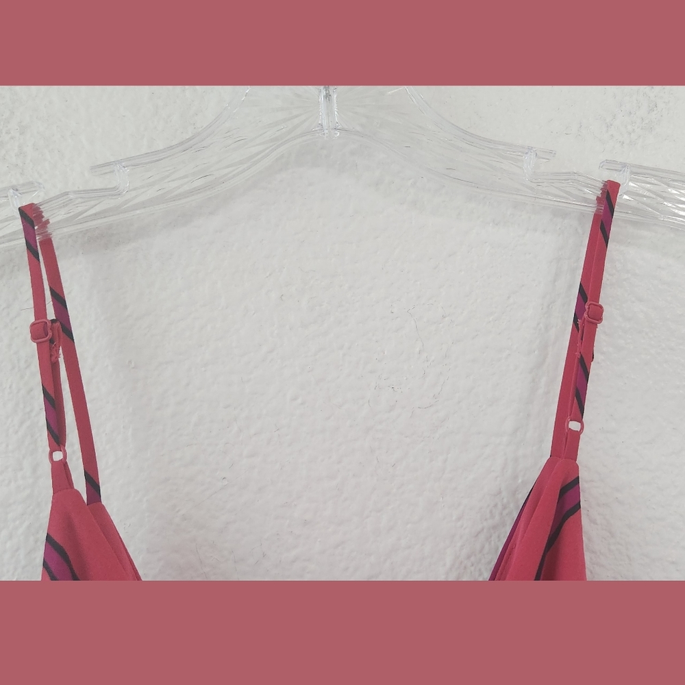 Express Sleeveless Striped Jumpsuit Sz Medium - Picture 7 of 11
